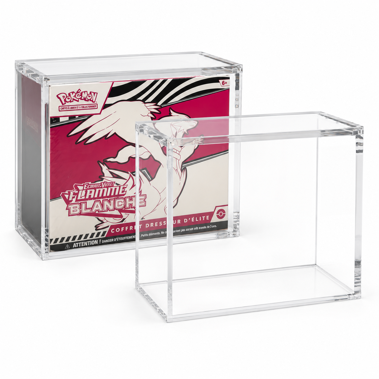 Protection acrylique Crystal Protect pour coffret ETB Pokémon